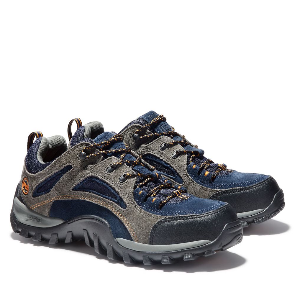 Zapatos De Seguridad Timberland Hombre Pro® Mudsill Steel Toe Gris/Azules - Chile LIX-689527